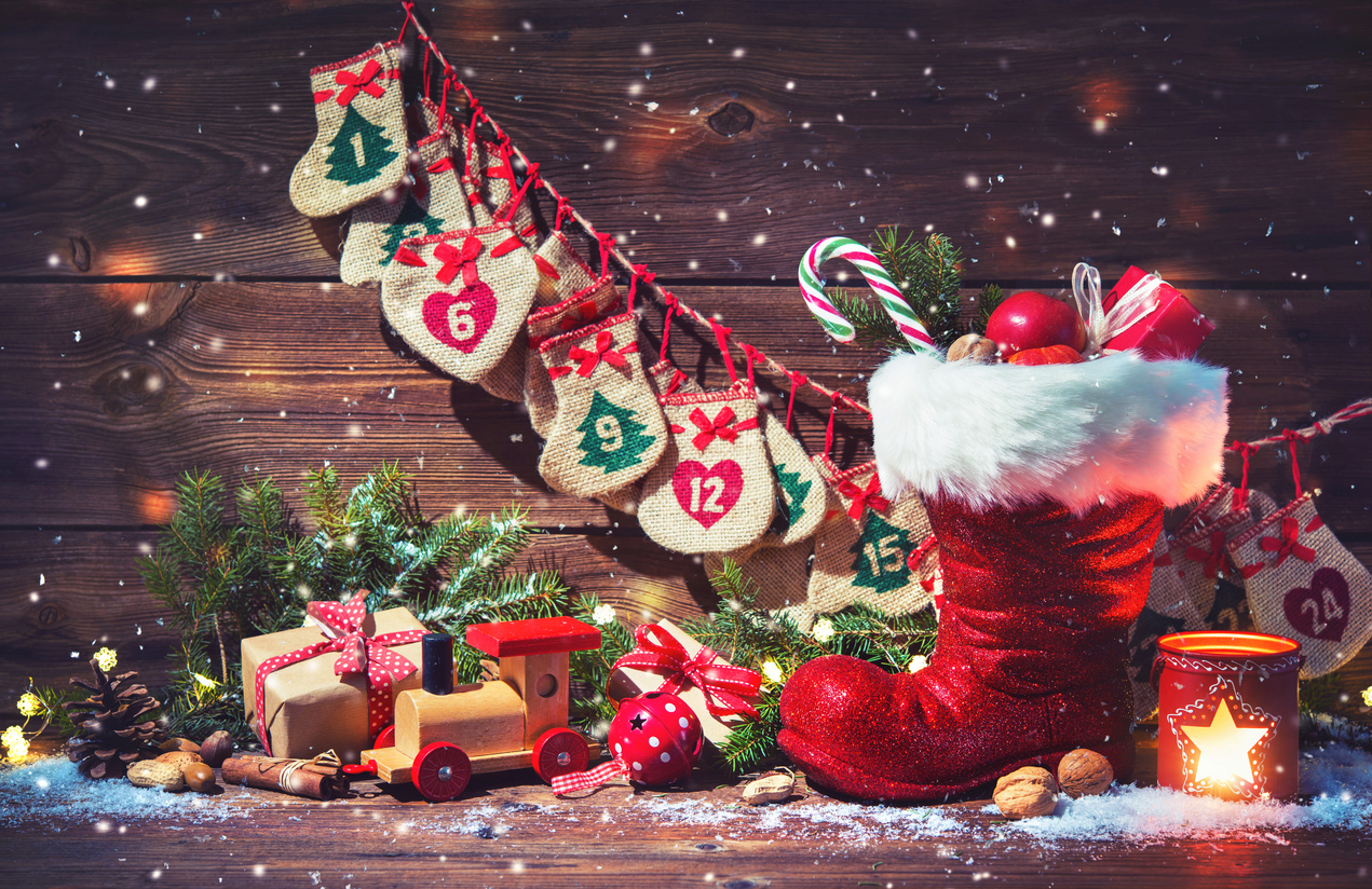A christmas stocking hung up, Holiday Wellness Tips: 12 Days of Feeling Better with Carolina Rehab